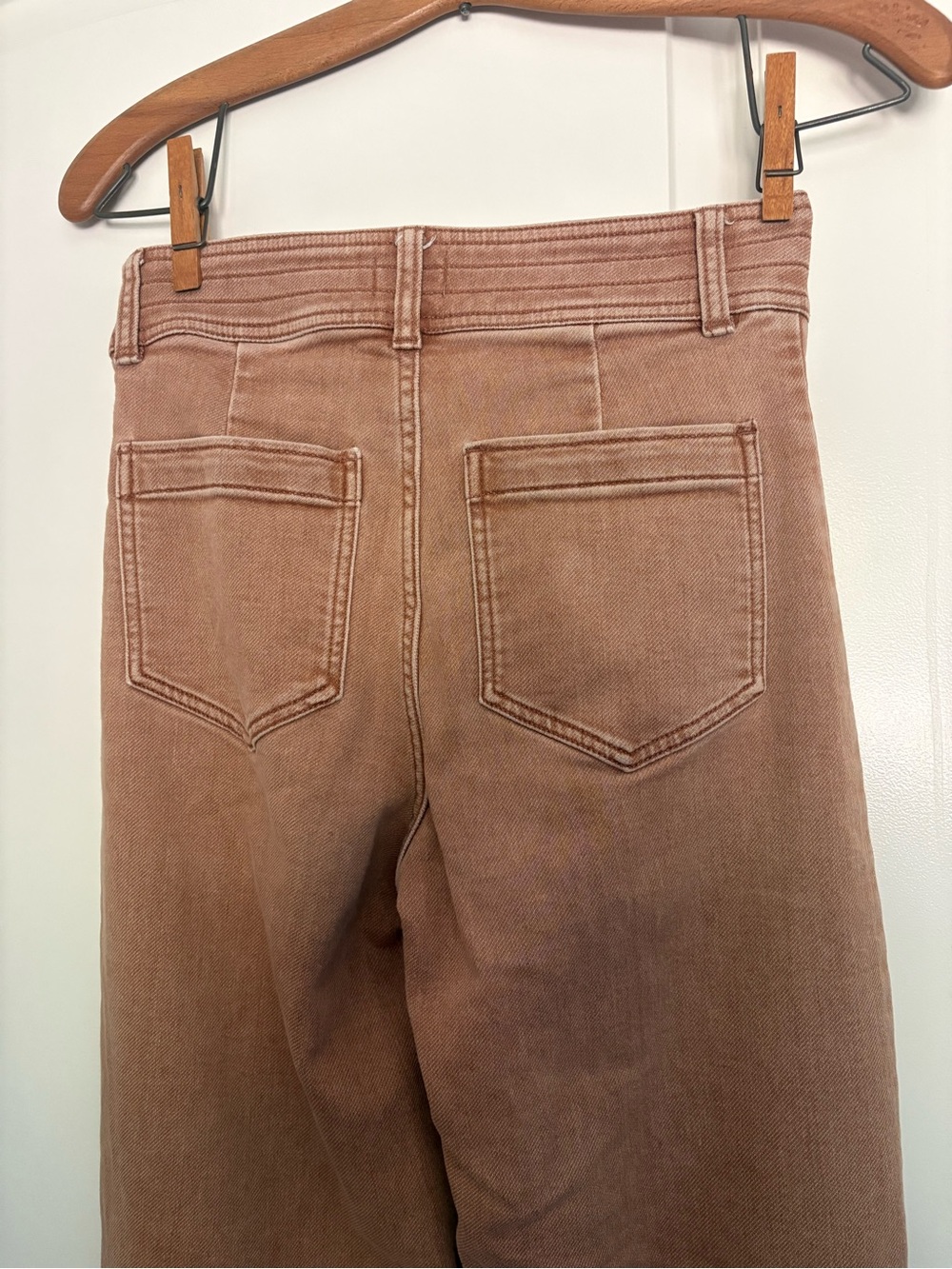 Faherty stretch terry harbor pant in Rúst color size 25 - Picture 4 of 6